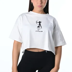 T-Shirt crop - "PROMESSO"