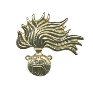 Fiamma basco in metallo Carabinieri