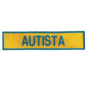 Listello ricamato giallo ciano Autista