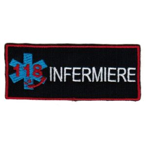 Listello ricamato con logo 118 Infermiere