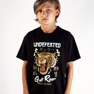 T-shirt “Guller TIGRE” nero, regular fit, RAGAZZO/KID