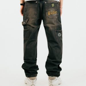 Worker Regular Long “Guller” Jeans lavaggio stile Minatore