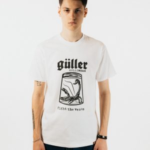T-Shirt “Guller “SkorpioFightTheVenom”  bianca, regular fit.