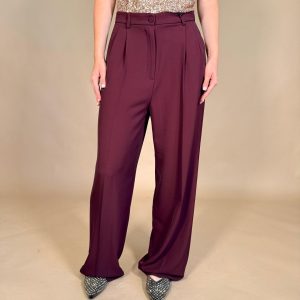 VICOLO Pantalone Chinos Palazzo