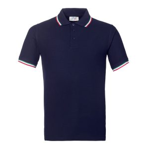 Polo tricolore  m/c vari colori