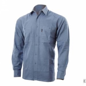 camicia flanella avio