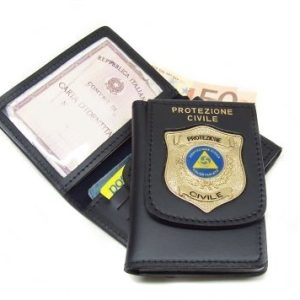 Portafoglio Vega cuoio 1WD115 protezione civile
