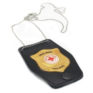 Porta placca Vega a collana 1WB117 Croce Rossa Italiana