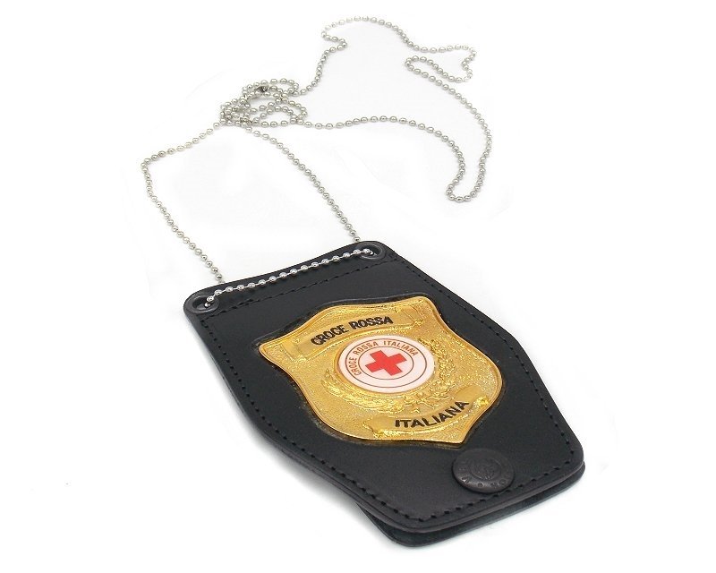 Porta placca Vega a collana 1WB117 Croce Rossa Italiana