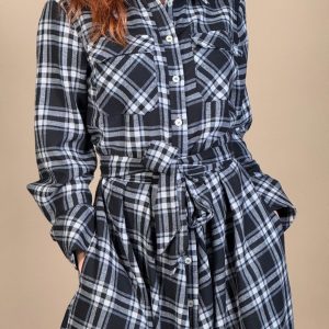 TENSIONE IN Abito Chemisier Quadro