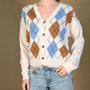 TENSIONE IN Cardigan Fantasia Rombi