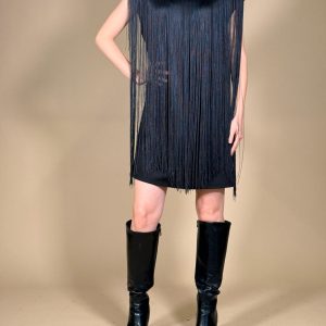 SUSY MIX Abito c/frange