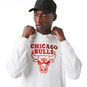 Felpa con cappuccio Chicago Bulls NBA Neon Fade