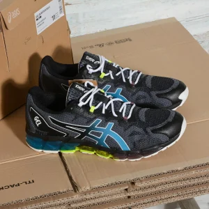 ASICS Footwear Sportstyle GEL QUANTUM 360 6 1201A062_008 BLACK AIZURI BLUE