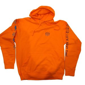 BLNT “Gradient” Felpa Cappuccio Arancio Tangerine