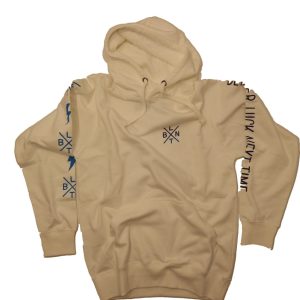 BLNT “Gradient” Felpa Cappuccio Bianca