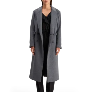 Cappotto Lungo a doppio petto in TAILORED WOOL BLEND