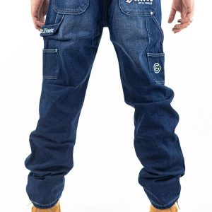 Worker Pant Regular “GULLER” – Jeans scuro effetto minatore