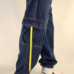 Baggy Cargo Long Jeans SW Scuro