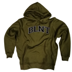 Felpa Cappuccio BLNT “College” (Olive Green)