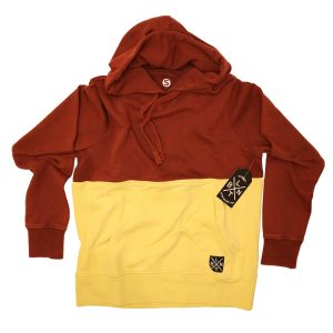 BLNT “Multi” Felpa cappuccio Bi-Color