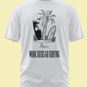 T-Shirt “La Ghigliottina” Surf White