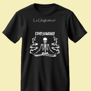T-Shirt “La Ghigliottina” Find Yourself Black