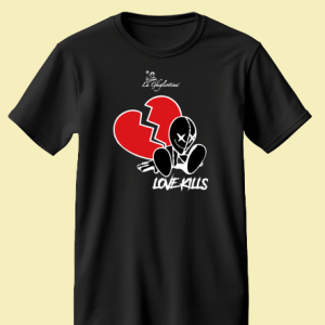 T-Shirt “La Ghigliottina” Love Kills Black
