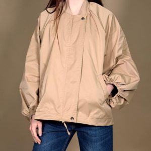 TENSIONE IN Giubbotto fondo stondato