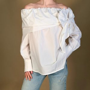 TENSIONE IN Blusa fiocco