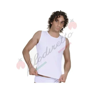 ZeroDifetti Uomo Smanicato Girocollo Cotone Bielastico