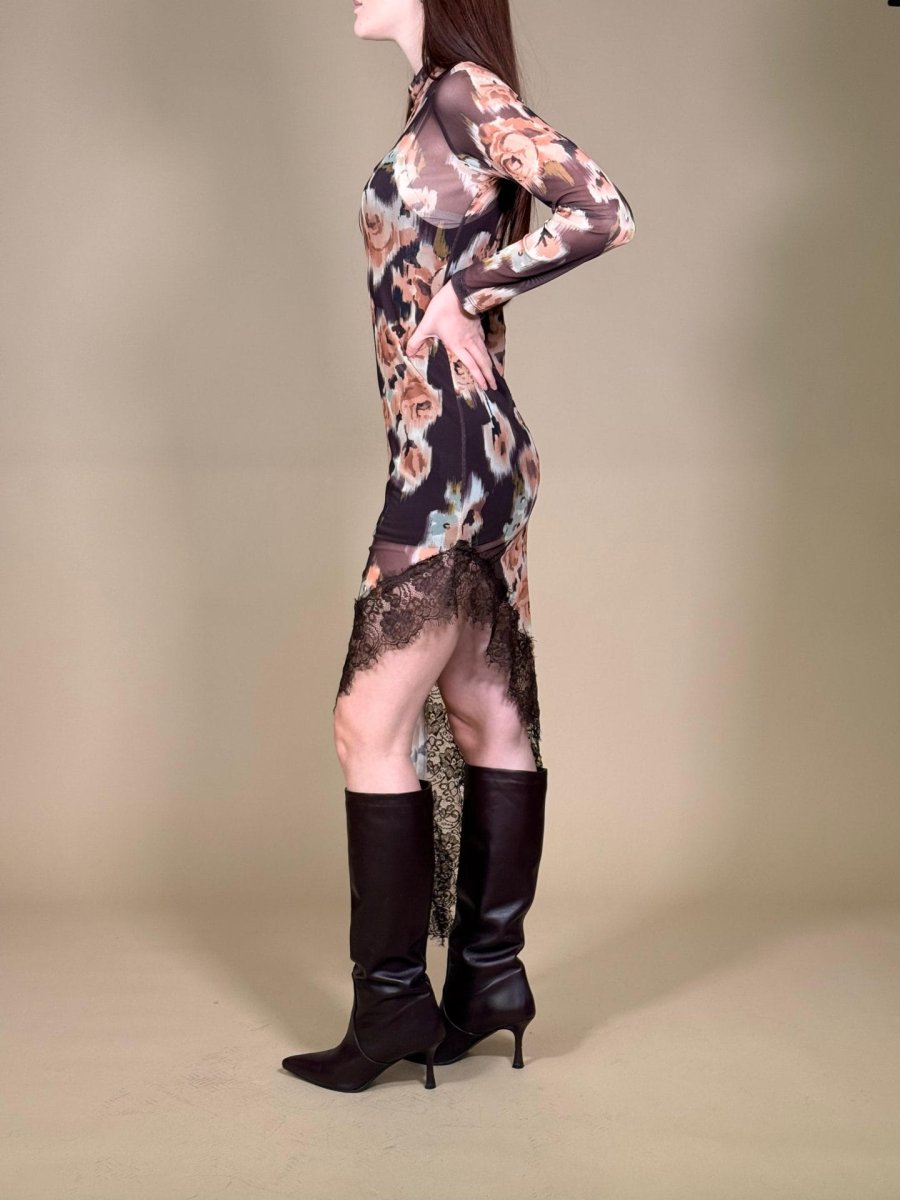 Abito Fantasia Fiori - immagine 6