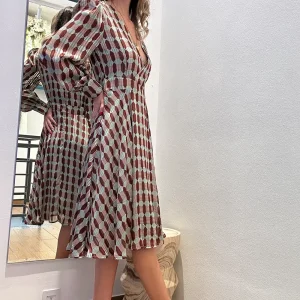 Anonyme Designers Abito Fantasia Geometrica