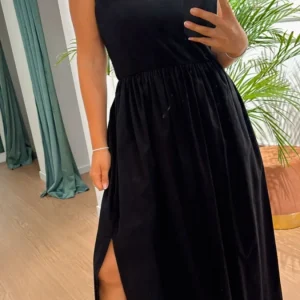 Abito midi monospalla Vicolo TD1667 nero