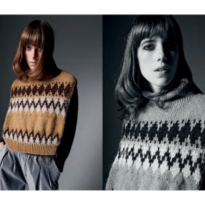 Maglia Poncho a lupetto in lurex