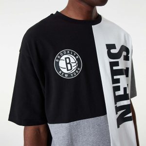 T-Shirt oversize Brooklyn Nets NBA Cut And Sew