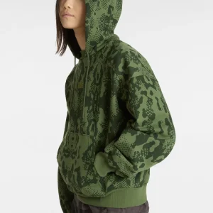 Felpa cappuccio con tasca a marsupio