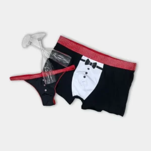 Admas Boxer + Perizoma + 2 Calici