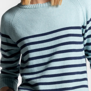 Maglia Scollo Barca a RIGHE