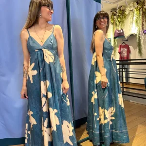 Même Road Abito Blu Fantasia Floreale