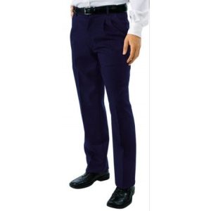 pantalone 2 pinces blu