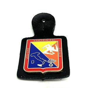 Scudetto Placca Legione Sicilia Carabinieri con porta scudetto