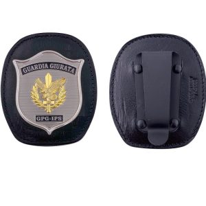 portaplacca da cintura porta placca gpg ips a clip