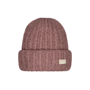 Berretto a trecce con risvolto