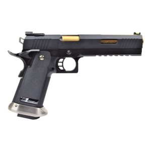 we pistola a gas hi-capa 6.0-rex force nera /gold barrel(wh18-bkgd)