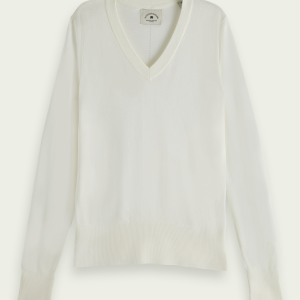 Maglione leggero con scollo a V